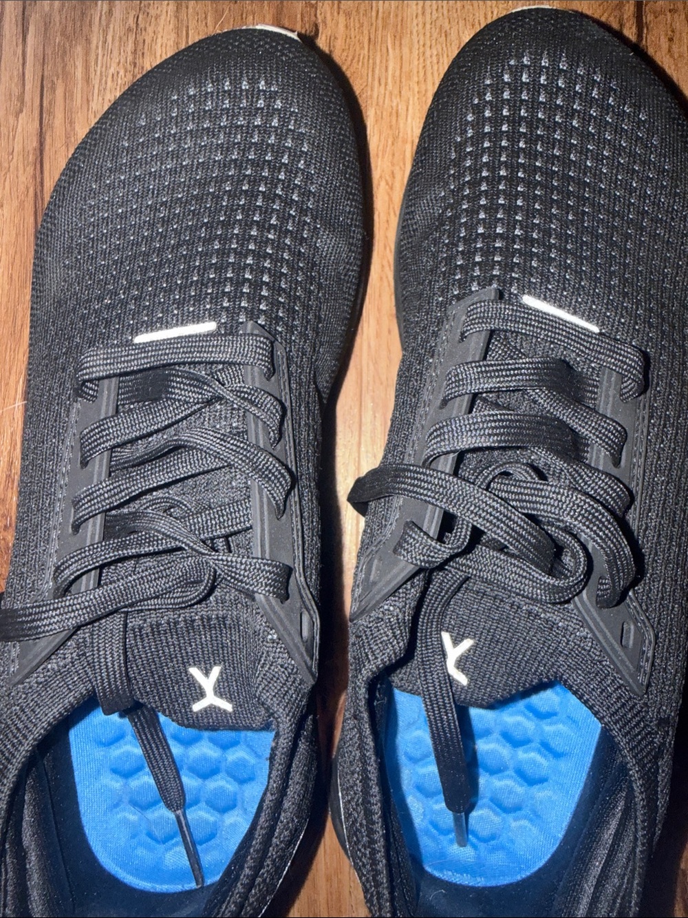 Women's Black FKUX  Athletic Knit Sneakers